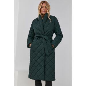 Kabát Answear Lab dámský, zelená barva, zimní
