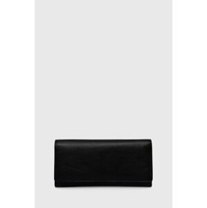 Kožená peněženka Answear Lab dámská, černá barva