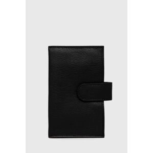Kožená peněženka Answear Lab dámská, černá barva