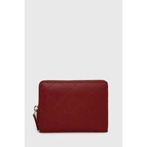 Kožená peněženka Answear Lab dámská, červená barva