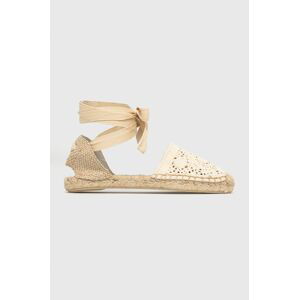 Espadrilky Answear Lab béžová barva