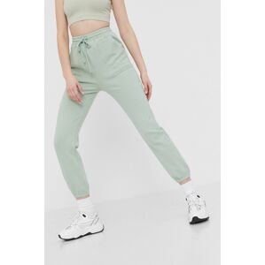 Kalhoty Answear Lab dámské, zelená barva, hladké
