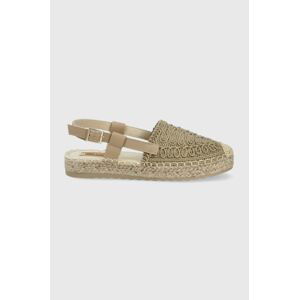 Espadrilky Answear Lab zelená barva