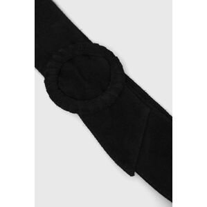 Semišový pásek Answear Lab dámský, černá barva