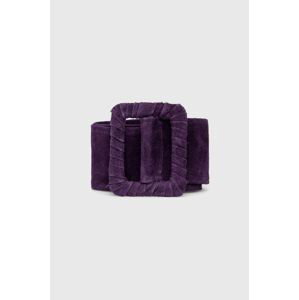 Semišový pásek Answear Lab dámský, fialová barva