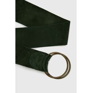 Semišový pásek Answear Lab dámský, zelená barva