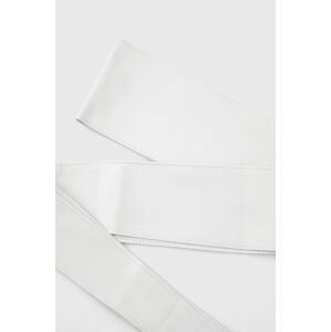 Kožený pásek Answear Lab dámský, bílá barva