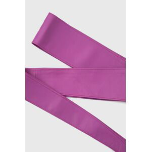 Kožený pásek Answear Lab x limitovaná festivalová kolekce BE BRAVE dámský, růžová barva
