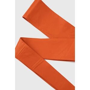 Kožený pásek Answear Lab x limitovaná festivalová kolekce BE BRAVE dámský, oranžová barva