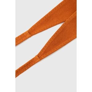 Semišový pásek Answear Lab dámský, oranžová barva