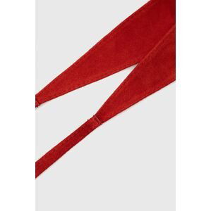 Semišový pásek Answear Lab dámský, červená barva