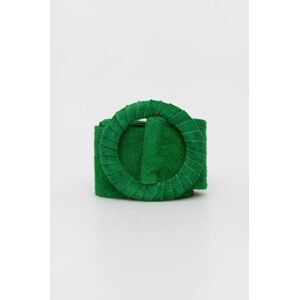 Semišový pásek Answear Lab x limitovaná festivalová kolekce BE BRAVE dámský, zelená barva