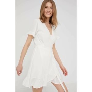 Šaty Answear Lab bílá barva, mini, áčková