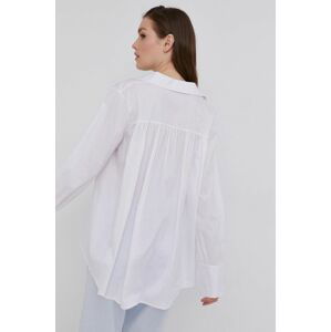 Košile Answear Lab dámská, bílá barva, regular, s klasickým límcem
