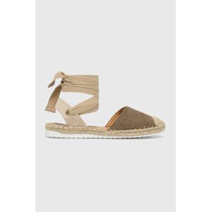 Espadrilky Answear Lab Moda Plus zelená barva