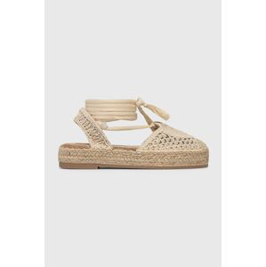 Espadrilky Answear Lab Moda Plus béžová barva, na platformě