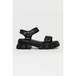 Sandály Answear Lab Fama dámské, černá barva, na platformě
