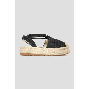 Espadrilky Answear Lab WK černá barva, na platformě