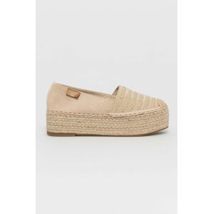 Espadrilky Answear Lab Bestelle béžová barva, na platformě