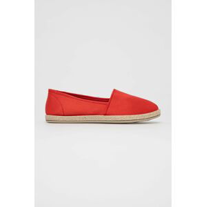 Espadrilky Answear Lab červená barva