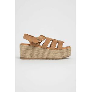 Espadrilky Answear Lab HF Shoes béžová barva, na platformě