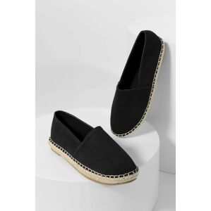 Espadrilky Answear Lab černá barva