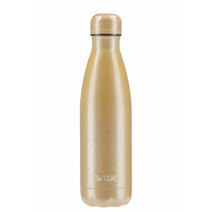 Wink Bottle - Termo láhev GLITTER GOLD