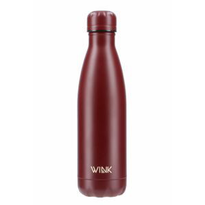 Wink Bottle - Termo láhev BURGUNDY