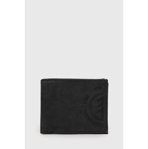 Kožená peněženka Element černá barva