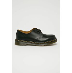 Kožené polobotky Dr. Martens 1461 pánské, černá barva, DM11838002.1461-BLACK