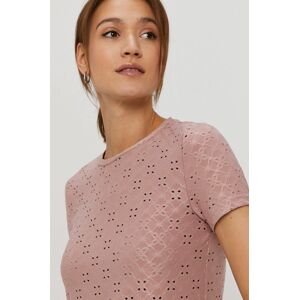Tričko Jacqueline de Yong dámské, růžová barva