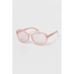 Sluneční brýle Calvin Klein dámské, růžová barva