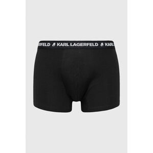 Boxerky Karl Lagerfeld pánské, černá barva
