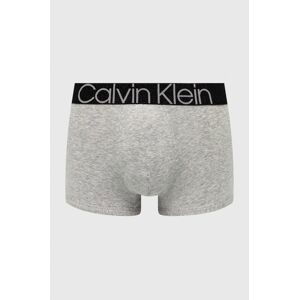 Boxerky Calvin Klein Underwear pánské, šedá barva