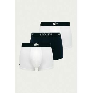 Boxerky Lacoste ( 3-pak) pánské, bílá barva