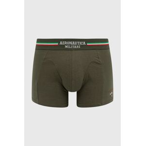 Boxerky Aeronautica Militare (2-pack) pánské, zelená barva