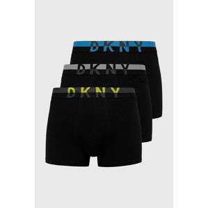 Boxerky Dkny pánské, černá barva