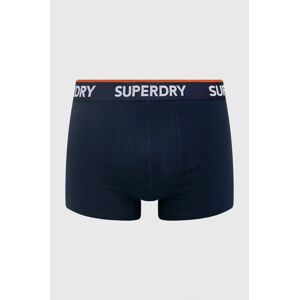 Boxerky Superdry pánské, tmavomodrá barva