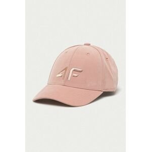 Čepice 4F růžová barva, s aplikací