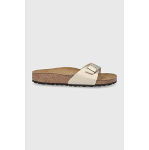 Pantofle Birkenstock Madrid dámské, zlatá barva, 1016107-Gold