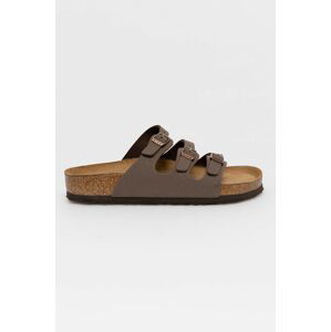 Pantofle Birkenstock dámské, hnědá barva