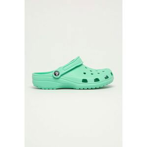 Pantofle Crocs Classic dámské, zelená barva, 10001