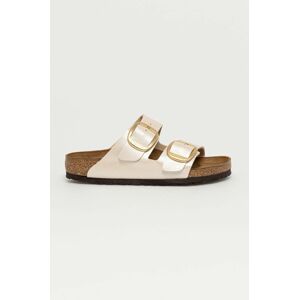 Pantofle Birkenstock dámské, krémová barva