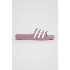 Pantofle adidas Adilette dámské, fialová barva