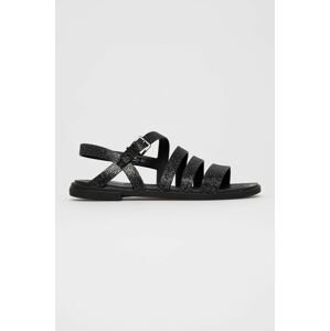 Sandály Crocs dámské, černá barva