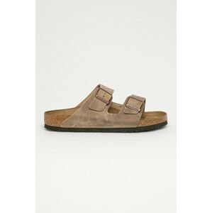 Birkenstock - Semišové pantofle Arizona Nu 352201-Tabacco.Br