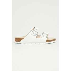 Birkenstock - Semišové pantofle Arizona , 51131-White