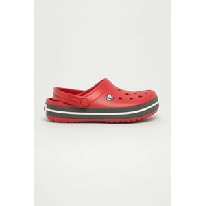 Pantofle Crocs Crocband červená barva, 11016