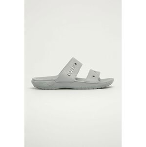 Pantofle Crocs Classic Crocs Sandal šedá barva, 206761