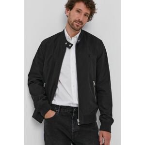 Oboustranná bunda AllSaints pánská, černá barva, přechodná